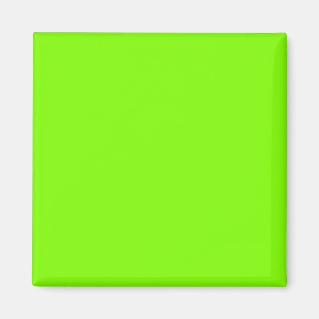 Aimant Chartreuse/Neon Green 7FFF00 Option couleur et ima (Devant)