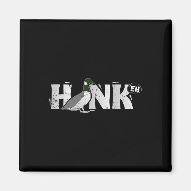 Aimant Chasse à l'oie d'Oie canadienne amusante Chasse à  (Devant)