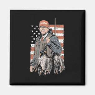 Aimant Chasse au canard Trump Camo Bonjour Chasse Saison