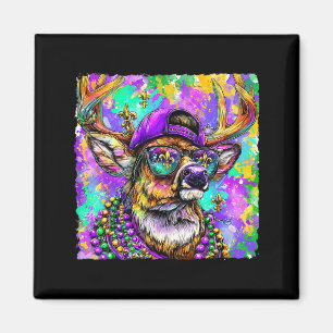 Aimant Chasse au cerf Mardi Gras Nouvel-Orléans Camo Homm