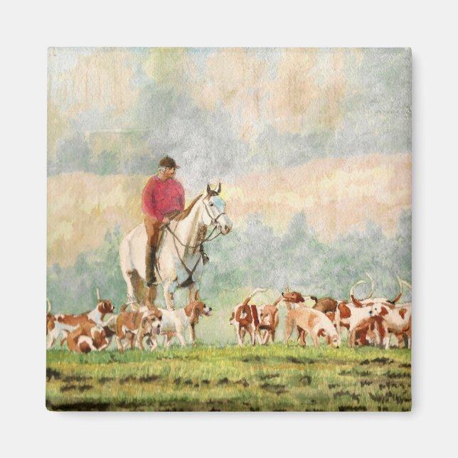 Aimant Chasse au renard (Devant)