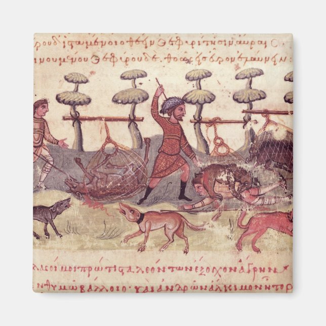 Aimant Chasse avec les moustiquaires (Devant)