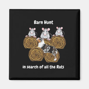 Aimant Chasse De Byrn Amusante - À La Recherche De Rats A