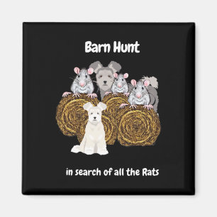 Aimant Chasse De Byrn Drôle - À La Recherche De Rats Avec