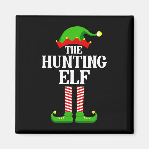 Aimant Chasse Elf Famille Groupe de jumelage Drôle Noël