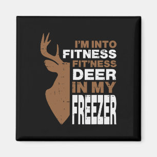 Aimant Chasse Fitness Cerf Dans Freezer Drôle Chasseur Ho
