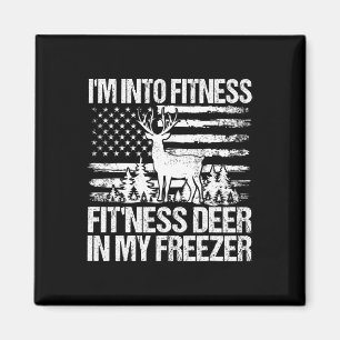 Aimant Chasse Je suis dans la condition physique Cerf dan