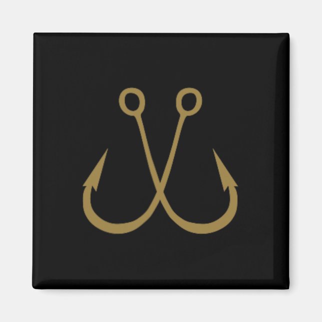 Aimant Chasseur de poisson catfish Pêcheur de poisson cat (Devant)