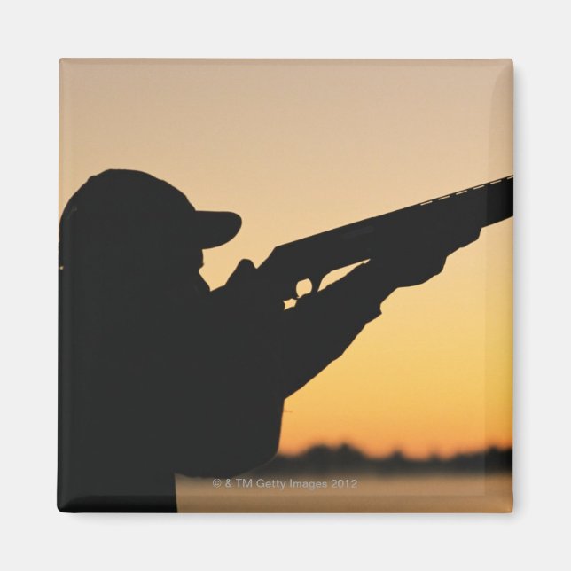 Aimant Chasseur et pistolet (Devant)