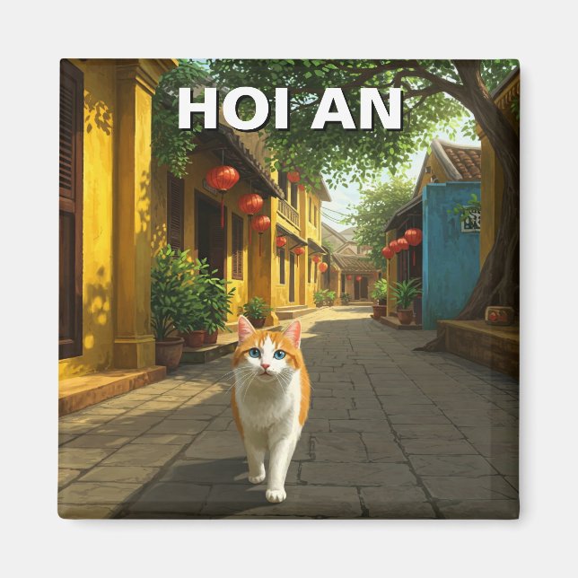 Aimant Chat à Hoi An Vietnam Travel (Devant)