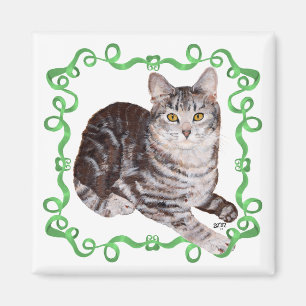 Aimant Chat américain à poil court tabby