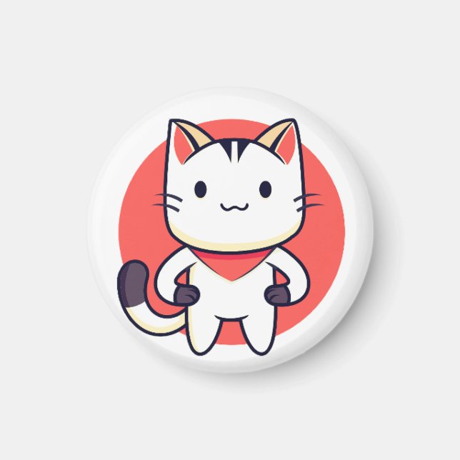 Aimant Chat, Animal de compagnie, Animal (Devant)