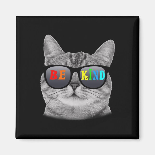 Aimant Chat Anti-Brouillements Choisir D'Être Genre Rainb (Devant)
