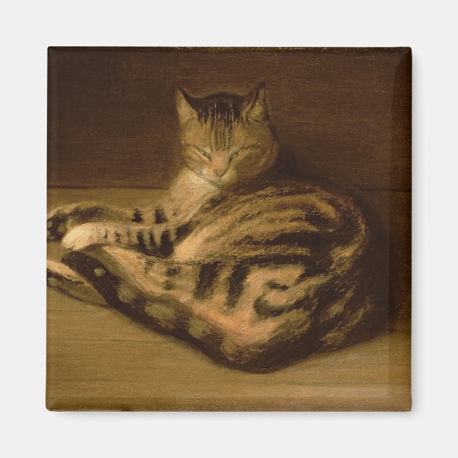 Aimant Chat baissier, 1898 (Devant)