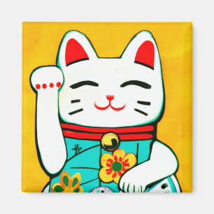 Aimant Chat chanceux Maneki Neko
