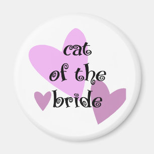 Aimant Chat de la mariée