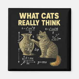 Aimant Chat de science drôle Physique Ce que les chats pe