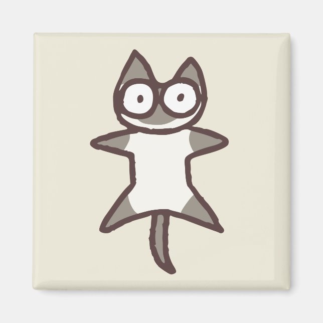 Aimant Chat de Siamese (Devant)