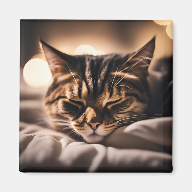 Aimant Chat Endormi (Devant)