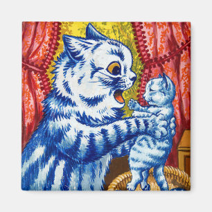 Aimant Chat et ses chatons