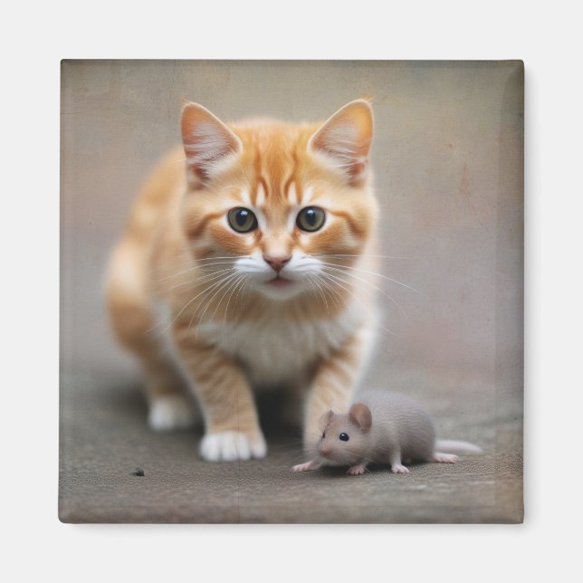 Aimant Chat et Souris (Devant)