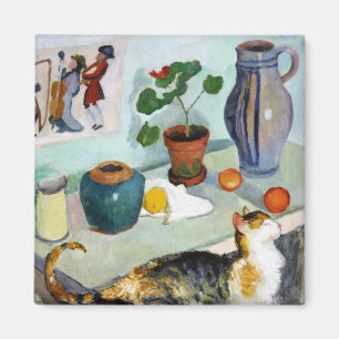 Aimant Chat et vie morte, August Macke
