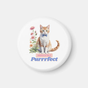 Aimant Chat Fantaisiste “Absolument Parfait”