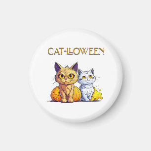 Aimant Chat Halloween