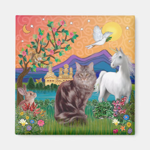 Aimant Chat Maine Coon - Terre de Fantaisie
