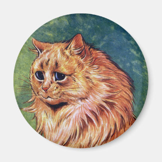 Aimant Chat Marmalade aux yeux bleus
