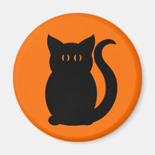 Aimant Chat noir Halloween mignon