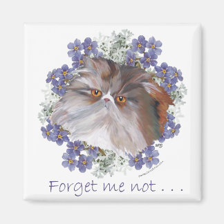 Aimant Chat Persan Calico Forget-Me-Not
