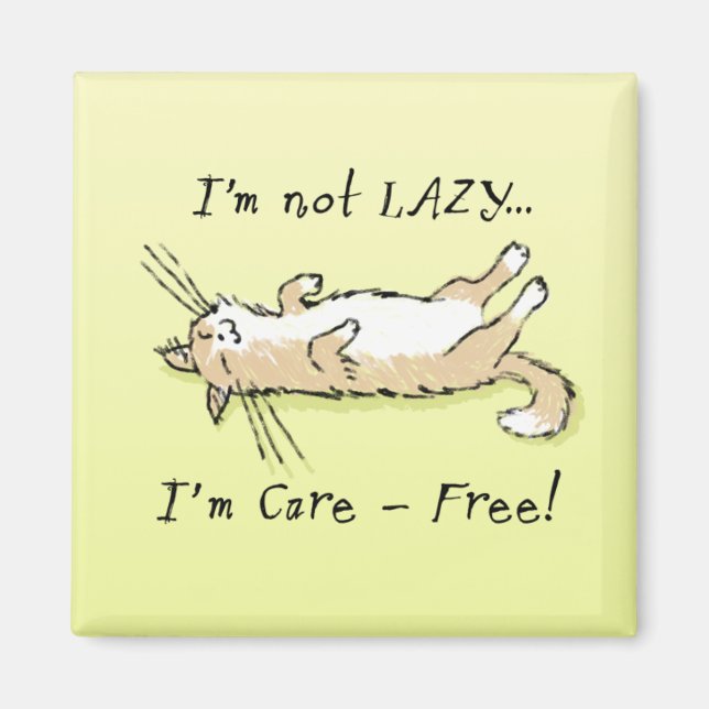 Aimant Chat prudent (Devant)