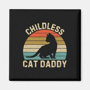 Aimant Chat sans enfant papa 2024 1