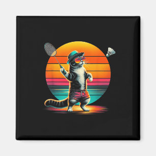 Aimant Chat Shuttle Badminton Hommes Femmes