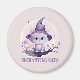 Aimant Chat sorcier enchanteur