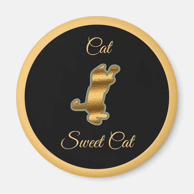 Aimant Chat sucré (Devant)