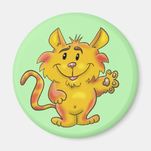 Aimant Chat Tabby convivial