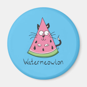 Aimant Chat Watermelon Cute Kid's