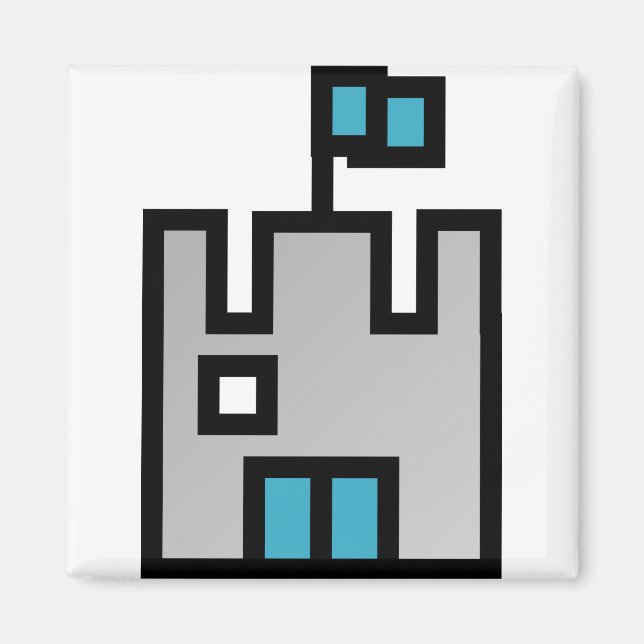 Aimant Château Bleu (Devant)