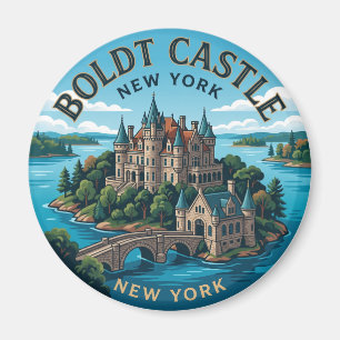 Aimant Château Boldt, île Heart, Mille Îles