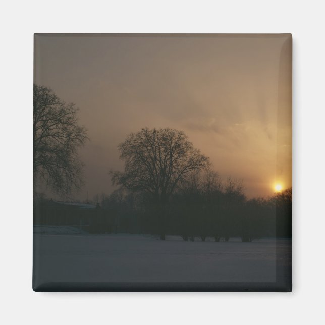 Aimant Château Charlottenhof, Coucher de soleil (Devant)