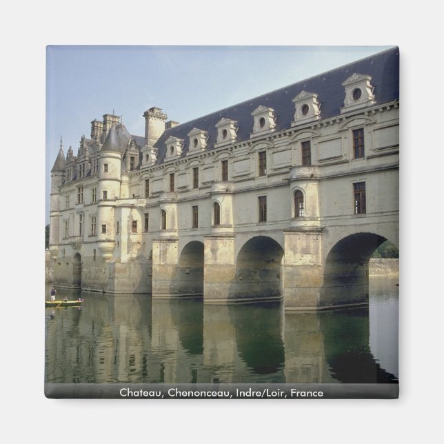 Aimant Château, Chenonceau, Indre/Loir, France (Devant)