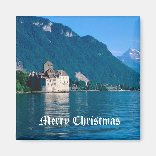 Aimant Château Chinon, au bord du lac Léman 2 (Devant)