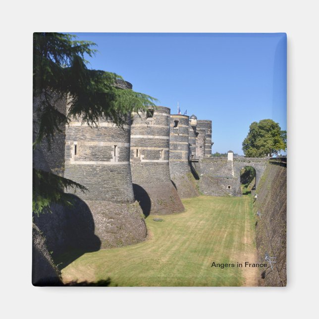 Aimant Château d'Angers en France (Devant)