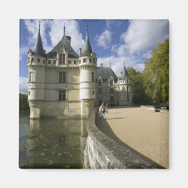 Aimant Château d'Azay-le-Rideau, Indre-et-Loire, 3 (Devant)