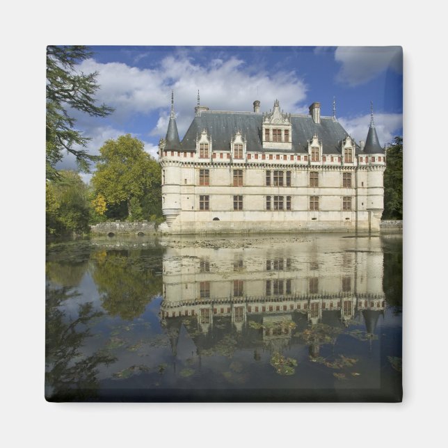 Aimant Château d'Azay-le-Rideau, Indre-et-Loire, 4 (Devant)