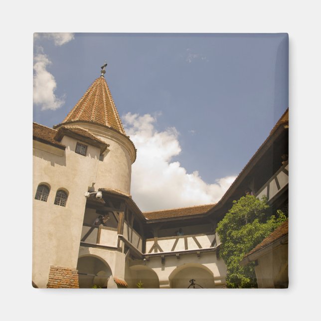 Aimant Château de Bran du 13e siècle (château de Dracula) (Devant)