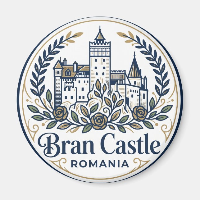 Aimant Château de Bran Roumanie (Devant)