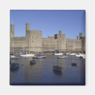 Aimant Château de Caernarfon, Gwynedd, Pays de Galles (RF
